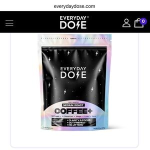 Everyday Dose Coffee + Mushroom Glass